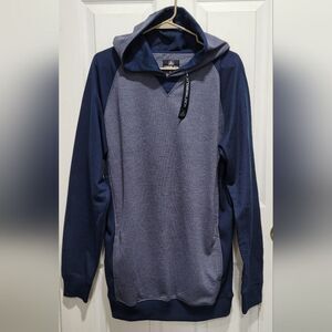 Roadblock mens large pull over blue hoodie NWT